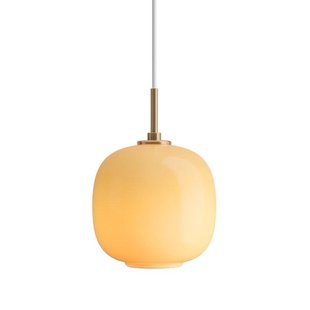 Louis Poulsen VL 45 Radiohus Hanglamp&Oslash;175 Brass/Glossy Amber