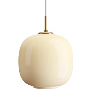 Louis Poulsen VL 45 Radiohus Hanglamp&Oslash;250 Brass/Glossy Pale Yellow