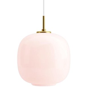 Louis Poulsen VL 45 Radiohus Hanglamp&Oslash;250 Brass/Glossy Pale Rose