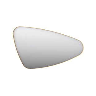 Spiegel Organisch INK SP23 80x50 cm Met Verlichting en Spiegelverwarming Rechts Mat Goud