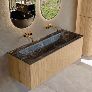 Mondiaz KURVE-DLUX 120 cm Onderkast Greeploos 1 Lade Zonder Deuren Oak, Wastafel Solid Surface Volledig Lava 0 Kraangaten Zonder Spiegel (KRVBGL1201L0D0KM-Oak/Lav) Mondiaz KURVE-DLUX 120 cm Onderkast Greeploos 1 Lade Zonder Deuren Oak, Wastafel Solid Surface Volledig Lava 0 Kraangaten Zonder Spiegel (KRVBGL1201L0D0KM-Oak/Lav)