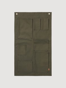 Wandorganizer Bark van biologisch katoen