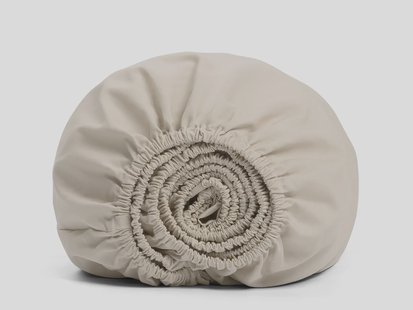 Yumeko Hoeslaken katoen TENCEL™ sandy taupe 180x210x30 60% biologisch katoen, 40% Tencel™
