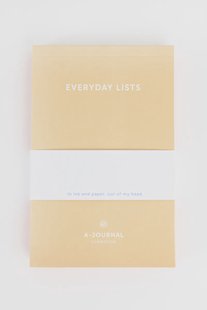 A-Journal everyday lists