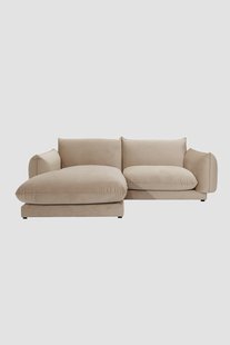 Countess 3-zits bank chaise longue links Salvador Camel
