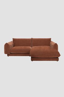 Countess 3-zits bank chaise longue rechts Artic Rust