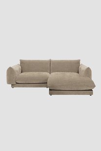 Countess 3-zits bank chaise longue rechts Artic Hessian