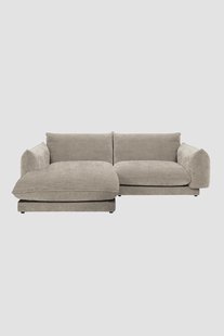 Countess 3-zits bank chaise longue links Artic Cream