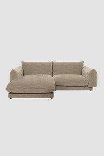Countess 3-zits bank chaise longue links Artic Hessian