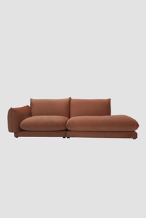 Countess 3-zits bank otto longue rechts Salvador Brown