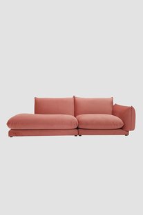 Countess 3-zits bank otto longue links Salvador  Dark pink