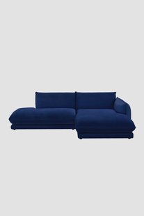 Countess 3-zits bank chaise longue rechts otto longue links Salvador  Dark Blue