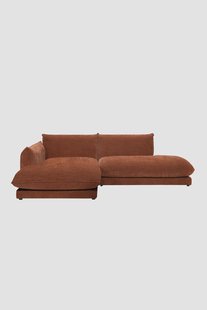 Countess 3-zits bank chaise longue links otto longue rechts Artic Rust