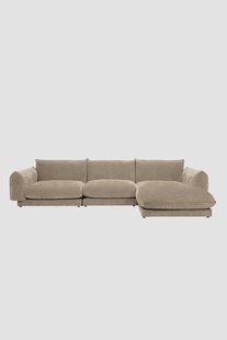 Countess 4-zits bank chaise longue rechts Artic Hessian