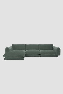 Countess 4-zits bank chaise longue links Artic Thyme