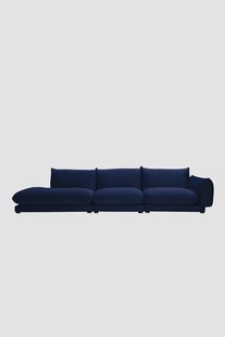 Countess 4-zits bank otto longue links Salvador Dark blue