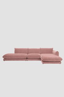 Countess 4-zits bank chaise longue rechts otto longue links Artic Salmon