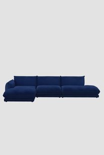 Countess 4-zits bank chaise longue links otto longue rechts Salvador  Dark Blue
