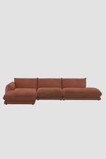 Countess 4-zits bank chaise longue links otto longue rechts Salvador Brown