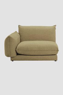 Countess stoel hoekelement links Artic Lichen