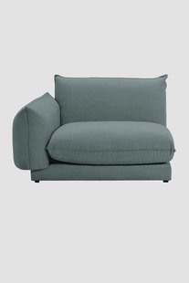 Countess stoel hoekelement links Artic Grey