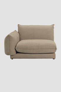 Countess stoel hoekelement links Artic Hessian