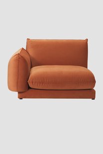 Countess stoel hoekelement links Salvador Copper