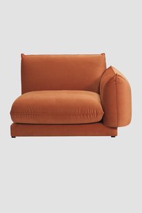 Countess stoel hoekelement rechts  Salvador Copper