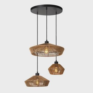 Lucide YUNKAI Hanglamp - Naturel