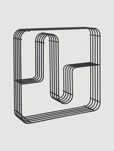 Metalen wandrek Curva