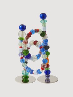 Handgemaakte kaarshouder Beads