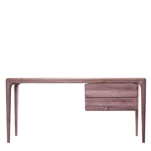 Artisan Latus Bureau - Europees Walnoot - Wit Gepigmenteerde Olie Artisan Latus Bureau - Europees Walnoot - Wit Gepigmenteerde Olie