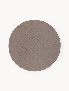 Rond wollen vloerkleed Eleni, handgetuft