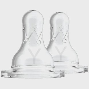 Dr. Brown's Options.speen Anti-colic Y-cut standaardfles - 2 stuks