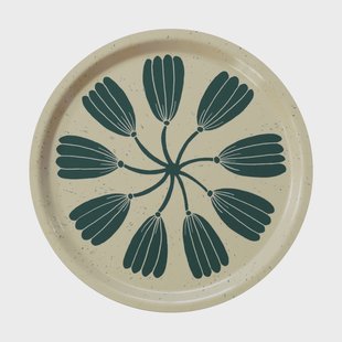 Fine Little Day Krans dienblad Ø31 cm Yellow-green