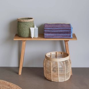 Hübsch Luna manden, set van 2, rotan, natuurlijke kleur, Ø 34 & 44cm