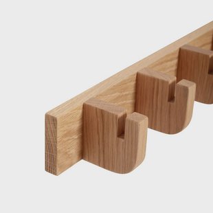 Hübsch Nomad kapstok, eikenhout, lengte 96 cm