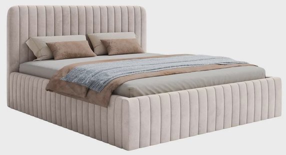 Bedframe Destro velvet met opbergruimte 180 x 200 | NADUVI Collection