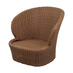 Cane-line Coast loungefauteuil swivel Umber brown (Flat Weave)