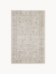 Handgeweven in- &amp; outdoor vloerkleed Tiara met vintage patroon