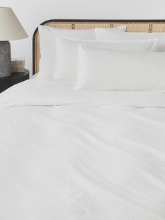 Dekbedovertrek van gewassen perkalkatoen Debbie