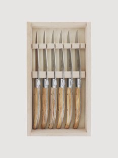 Gesatineerde handgemaakte messen Essentiel, 6-delig