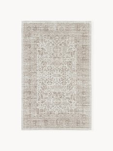 Handgeweven in- &amp; outdoor vloerkleed Tiara met vintage patroon