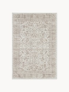 Handgeweven in- &amp; outdoor vloerkleed Tiara met vintage patroon