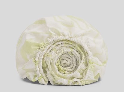 Yumeko Hoeslaken katoen satijn cosmea 180x200x30 100% biologisch katoen, satijn geweven