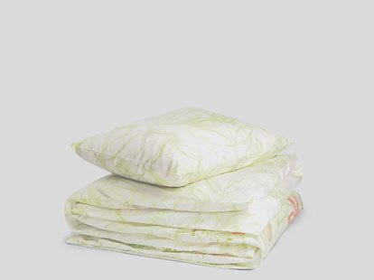 Yumeko Dekbedovertrek katoen satijn cosmea 140x220+1/60x70 100% biologisch katoen, satijn geweven