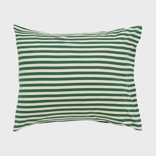 Marimekko Tasaraita kussensloop 50x60 cm Off white-dark green