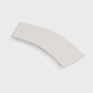 HAY Palissade Dining zitkussen voor parkbank met naar buiten gebogen rugleuning Cream white