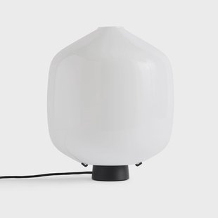 HAY Buoy tafellamp Ø30 cm Opal glass-soft black