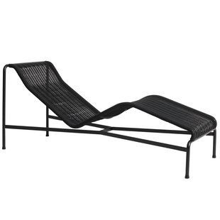 Hay Palissade Cord Chaise Longue Ligbed Anthracite